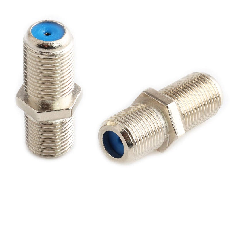 Pasow F81 Barrel Connectors High Frequency 3GHz Female to Female F-Type Adapter Couplers (10 pcs, Silver) - Image 4